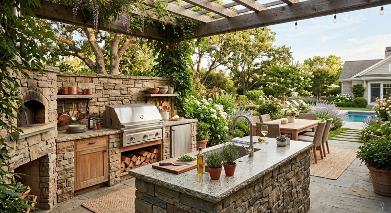 Outdoor Kitchen Renovation in Sonoma County, CA