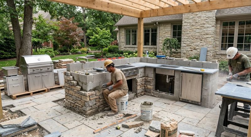 Outdoor Kitchen Installation in Monterey, CA