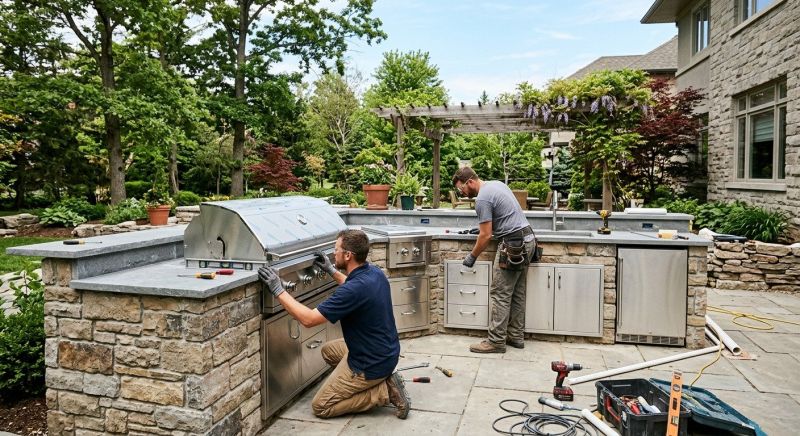 Outdoor Kitchen Remodeling in Roswell, GA