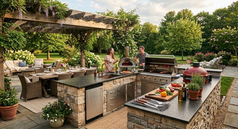 Outdoor Kitchen Renovation in Naples, FL