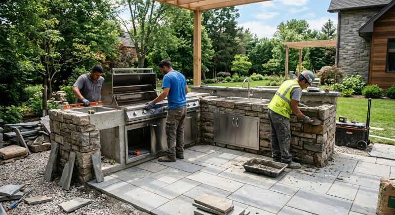 Outdoor Kitchen Renovation in South Houston, TX